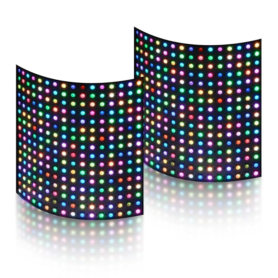 Amazon.com: icever (2 Pack) WS2812B LED Matrix Panel, 16x16
